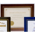 Burgundy Red Leatherette Certificate Holder Frame